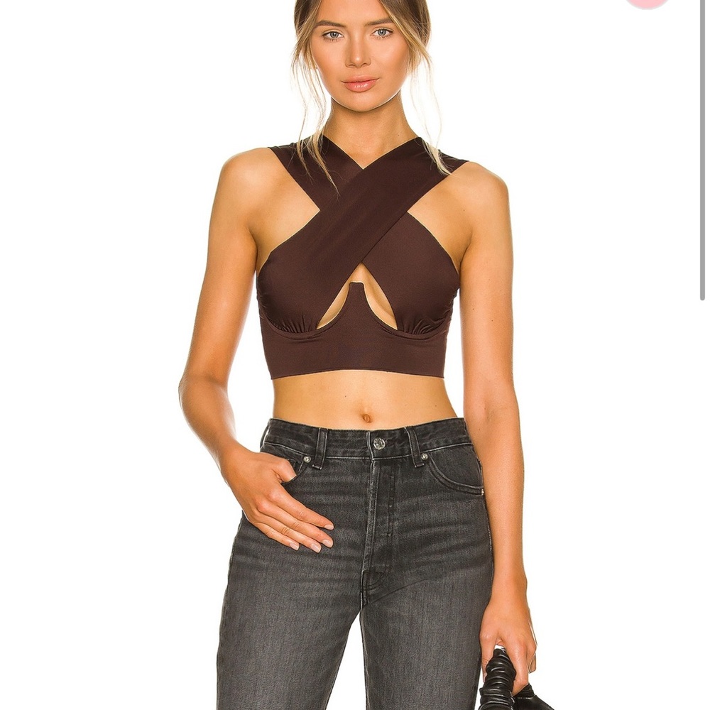 SHEIN Cross Over Top NWOT